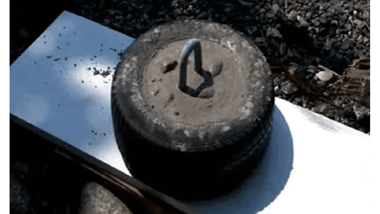 Do-it-yourself mooring anchor