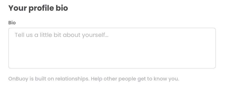 OnBuoy Profile